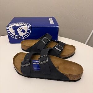 Birkenstock Arizona BS Regular Fit Black US Men 13 EUR 46 - NEW IN BOX